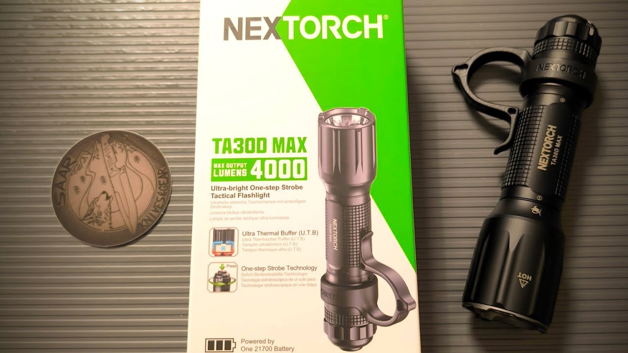 NEXTORCH TA30D MAX - Die perfekte taktische Einsatzlampe ? 