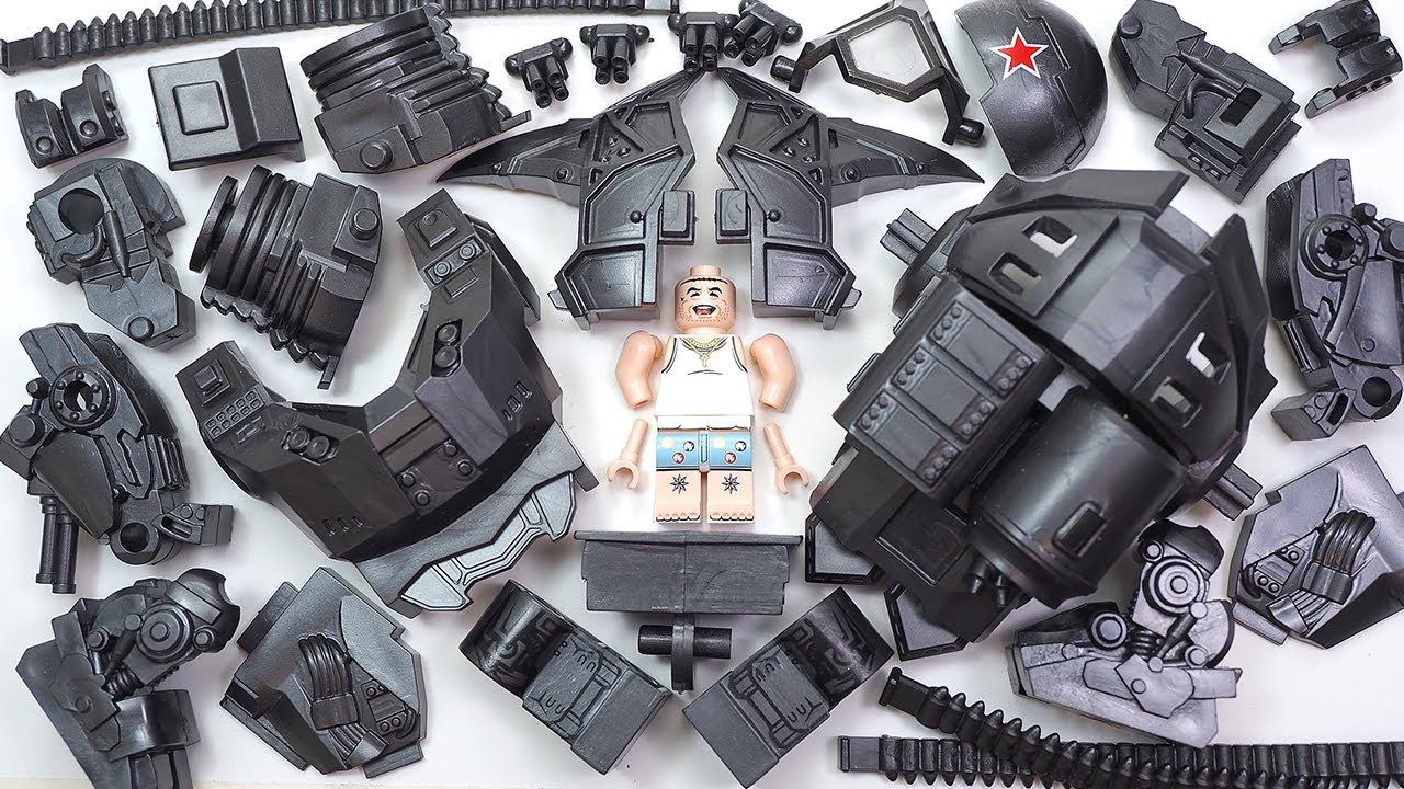 LEGO The Amazing Spider-Man | Rhino Mech Robot Unofficial Lego minifigures