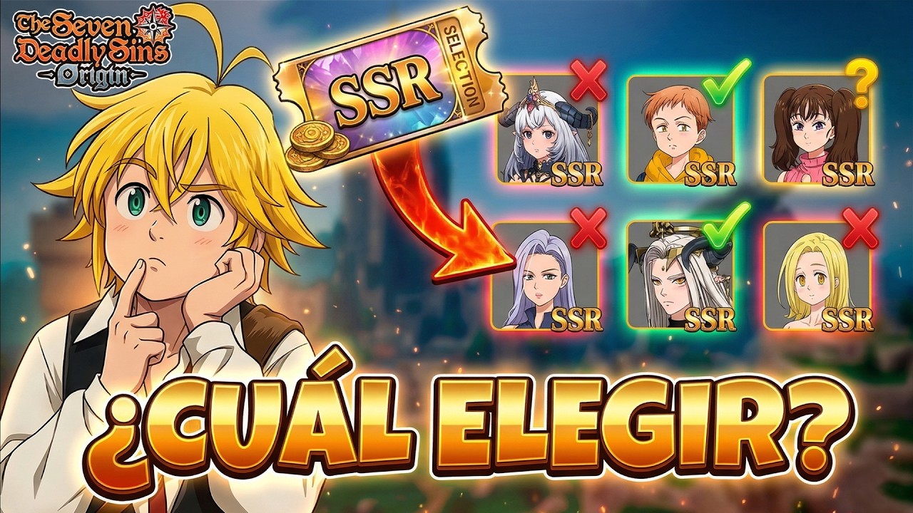 &iexcl;NO LO GASTES SIN VER ESTO! 🎫 Mejor Personaje Ticket SSR || 7DS Origin
