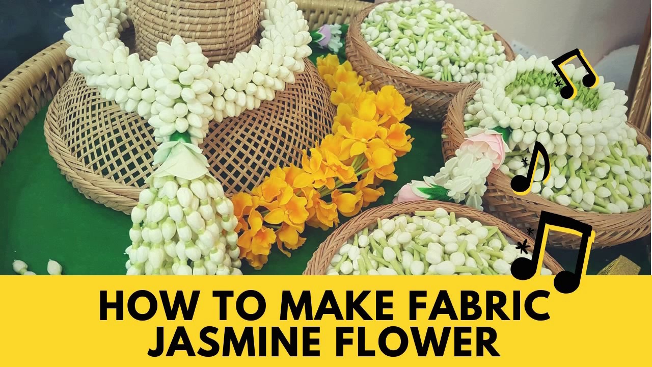 Fabric Jasmine Flower