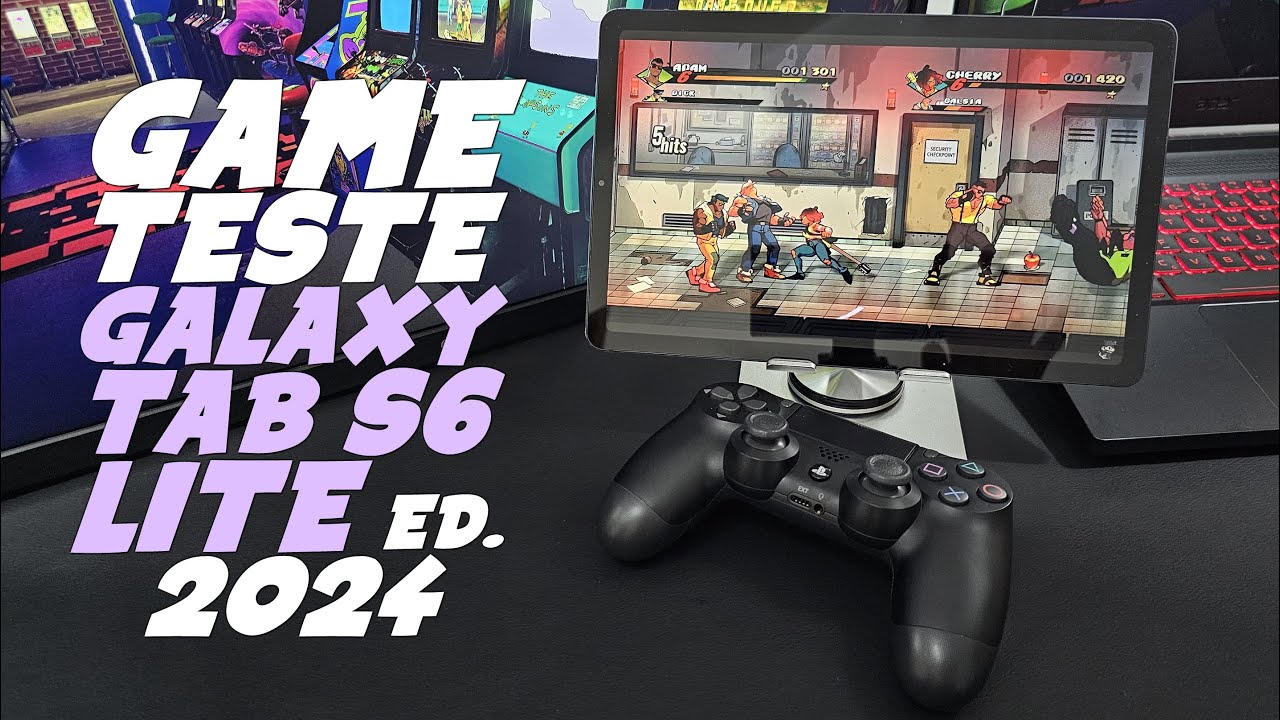 TESTE com JOGOS no GALAXY TAB S6 LITE Ed. 2024 (Game Test Tab S6 Lite)