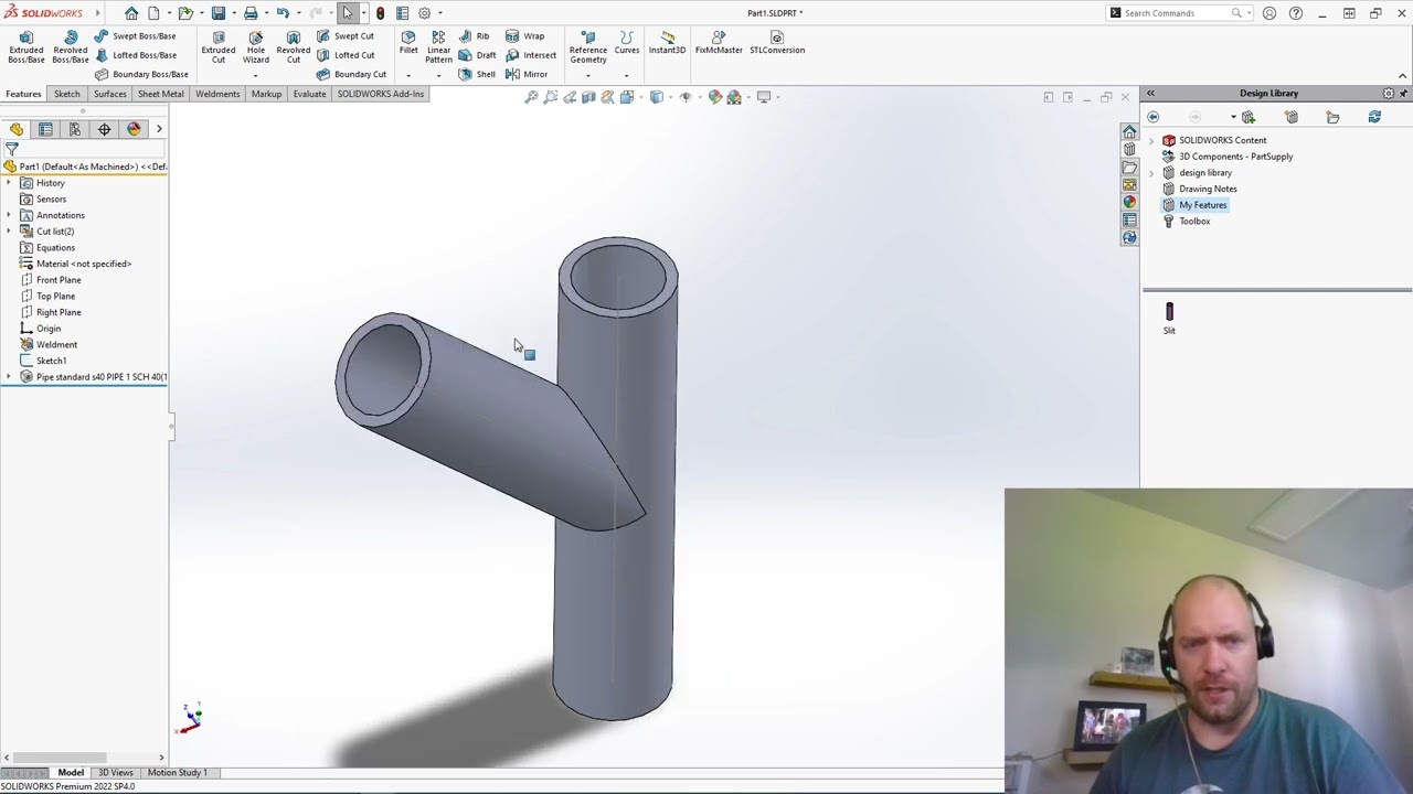 SOLIDWORKS Tips: How to create a library feature