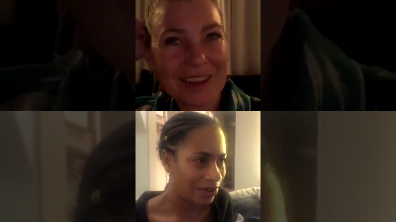 Ellen Pompeo and Kelly McCreary - Instagram Live - March 19, 2020 (Part 2)