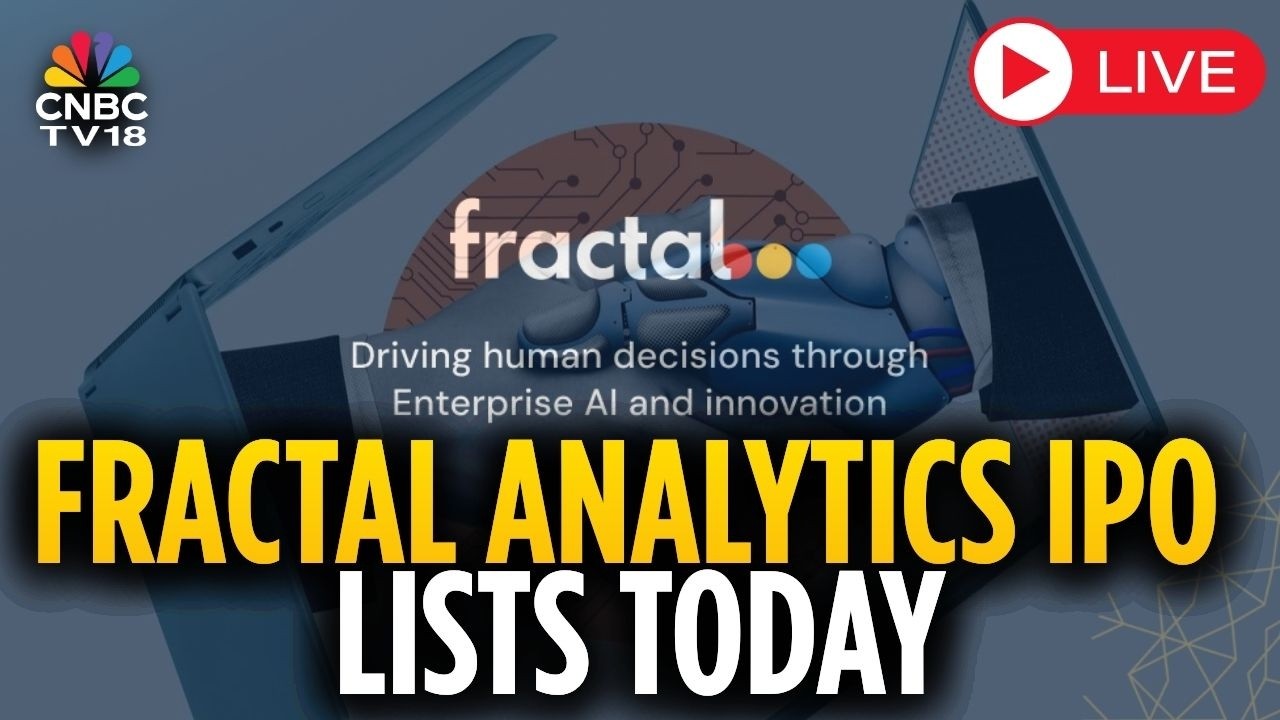 Fractal Analytics IPO Listing LIVE | Shares Of Fractal Analytics Lists On Dalal Street | N18L