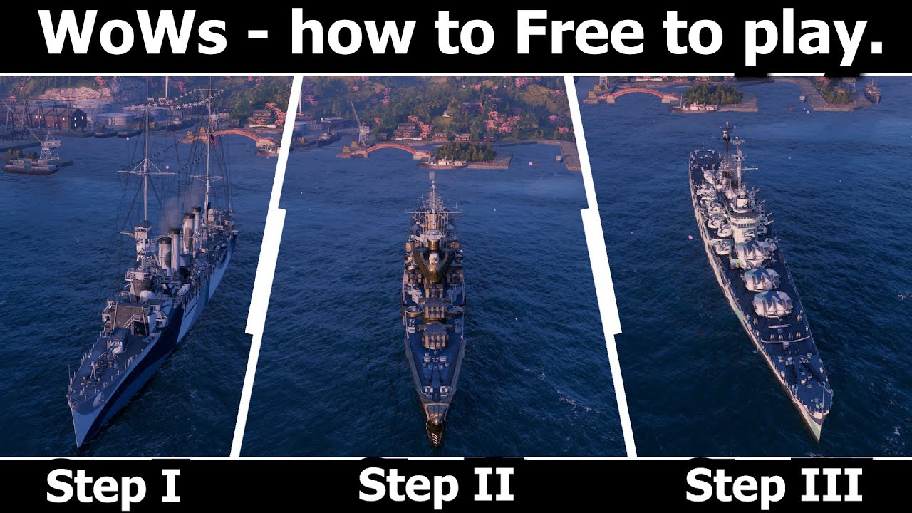 Как БЕСПЛАТНО прогрессировать в WoWs? — Полное руководство по WoWs F2P