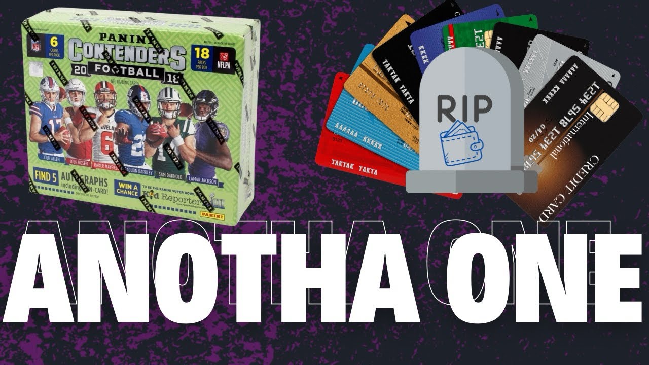 Don’t Go Chasing Waterfalls It’s A Long Drop. 2018 Contenders Hobby… Again