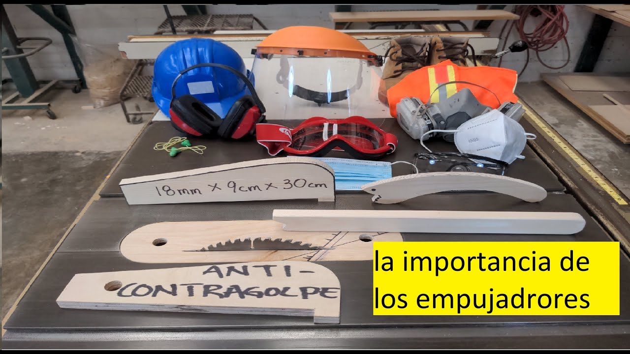 Carpintería Chávez: El equipo de protección y la importancia de los empujadores