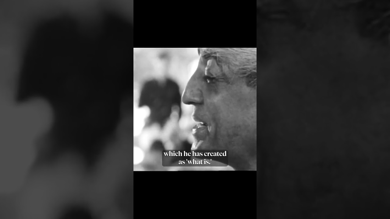 Total attention ends the observer | Krishnamurti
