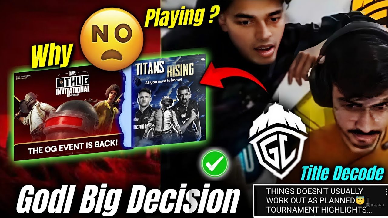 Godl Big Decision 😳 | Why Denied Playing Upcoming Tournaments 😮 | Admino Title Reason ✅ | Jonny