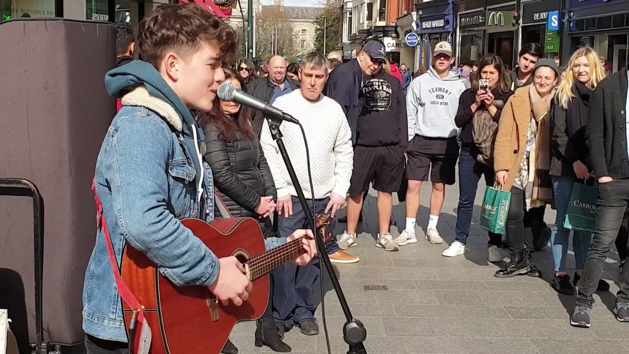 Padraig Cahill Live Cover of Hallelujah from Grafton Street