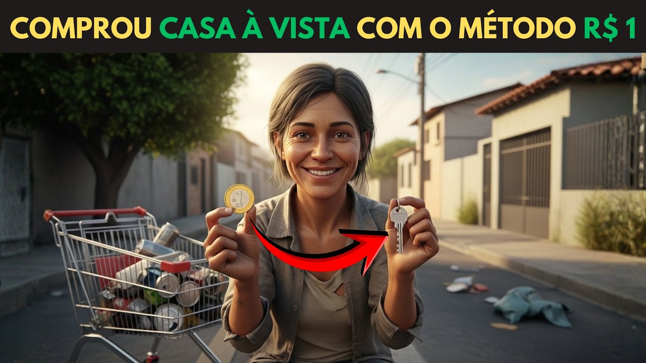 Como MORADORA DE RUA usou o MÉTODO do R$ 1 e comprou sua casa Própria à Vista