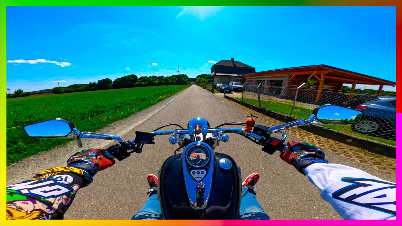 В турне на моем KAWASAKI VN 900 | НЕОБЫЧНЫЙ ЗВУК ВЫХЛОПА