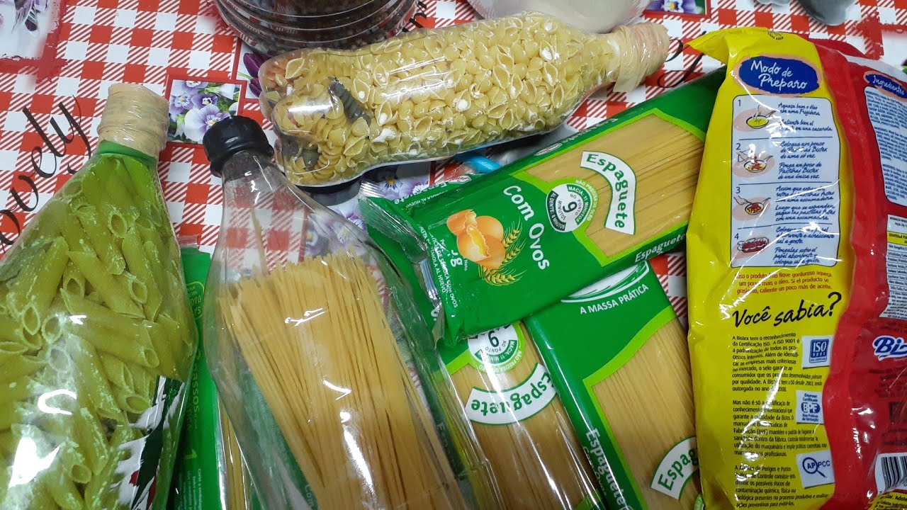 COMO ARMAZENAR MACARRÃO EM PET #armazenamento #sobrevivência #alimentos #dicas