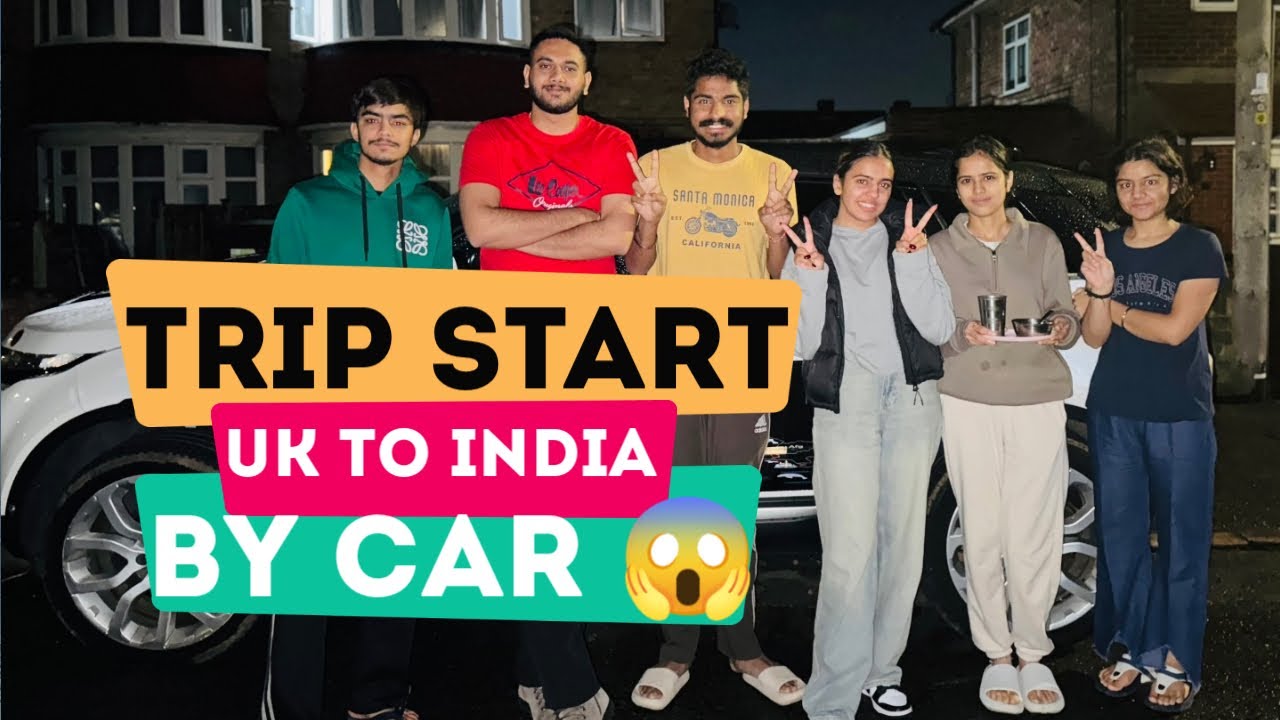 Started our road trip by car from UK 🇬🇧 to Punjab 🇮🇳 #ramjotchhokar
