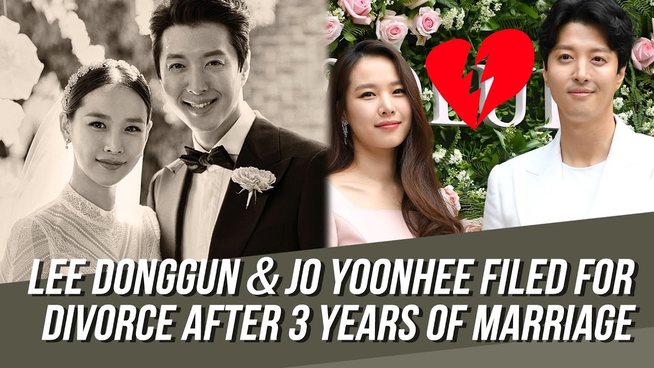 Dispatch Reports Lee Donggun and Jo Yoonhee have Filed for Divorce