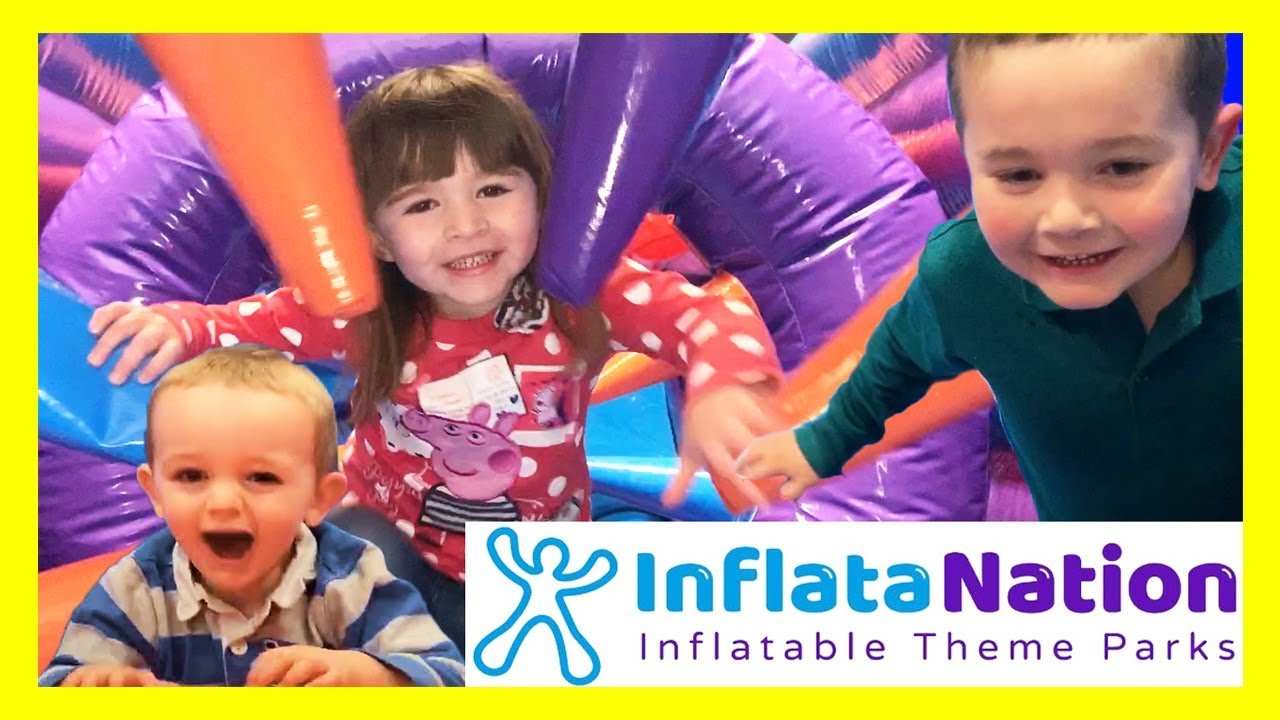 Indoor Inflatable playground for Kids | We visit the ALL NEW Inflata Nation Manchester!