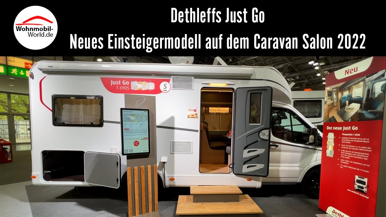 Dethleffs Just Go - Neues Einsteigermodell auf dem Caravan Salon 2022