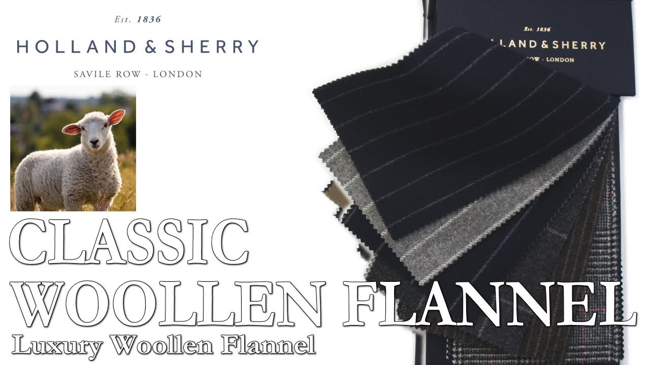 HOLLAND & SHERRY ”CLASSIC WOOLLEN FLANNEL”HS2284