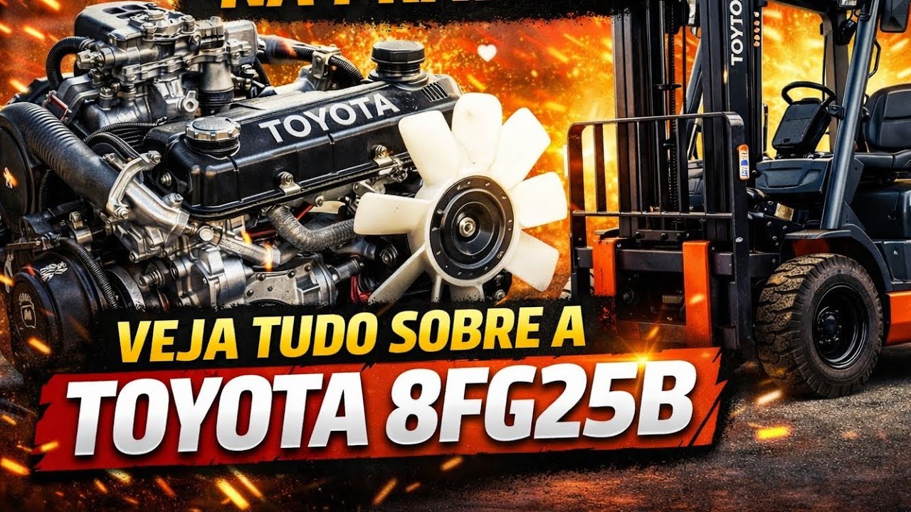 Motor da Empilhadeira Toyota 4 Cilindros: A Força Revelada