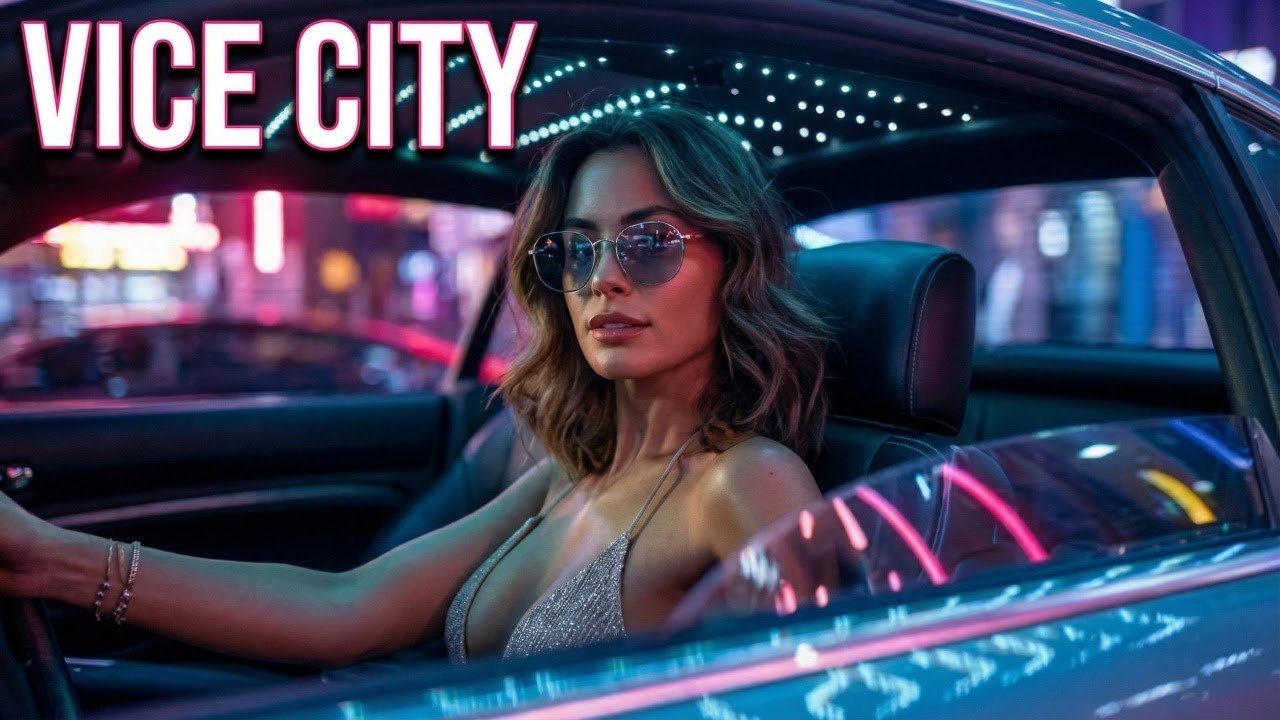 Vice City Smooth Funk 🌴 | Luxury Neon Night Drive & Midnight Grooves