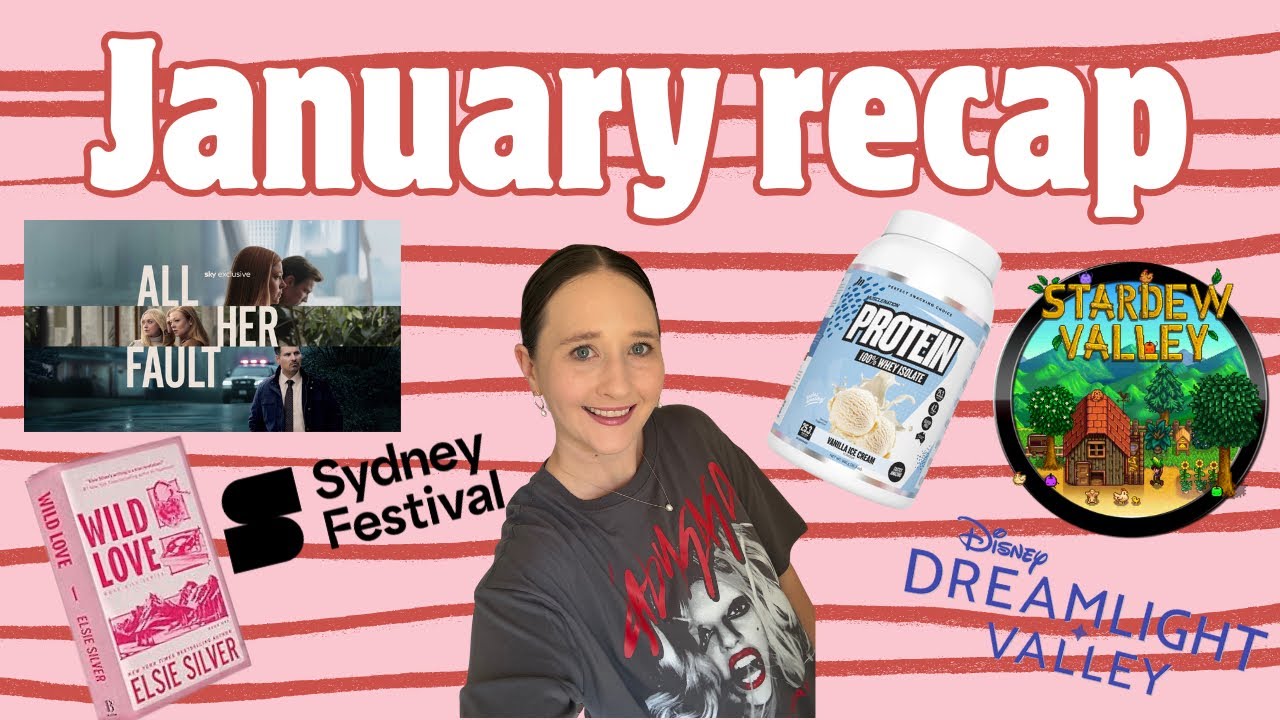 January recap ✨ Goals progress, gym, theatre, and this months favourites