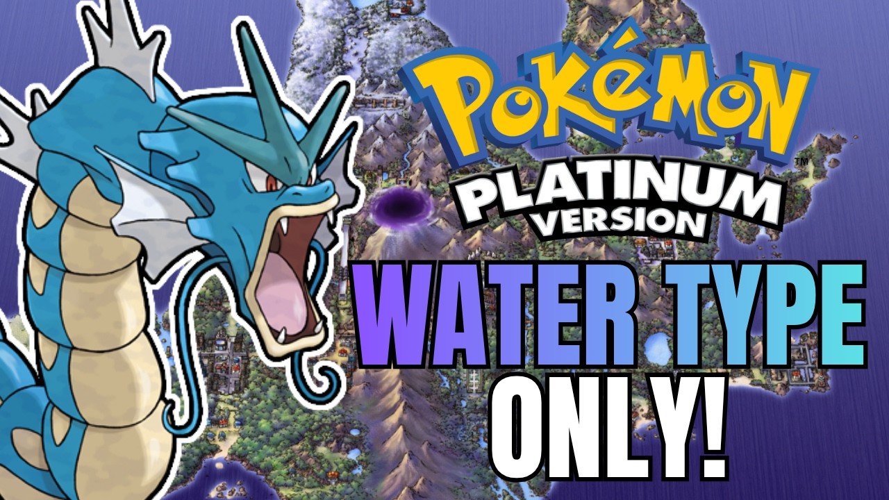 ТОЛЬКО водные типы! Хардкорный Nuzlocke: Pok&eacute;mon Platinum