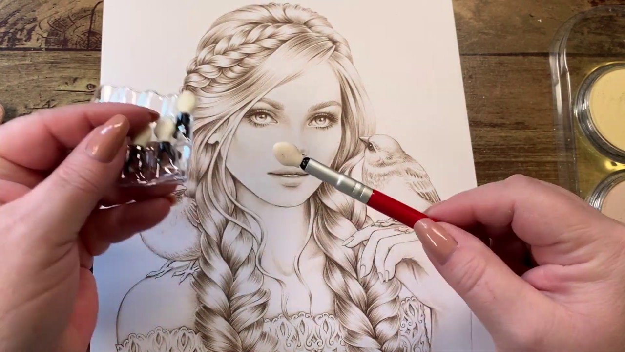 Adult Coloring - Mariola Budek Listening to Nature