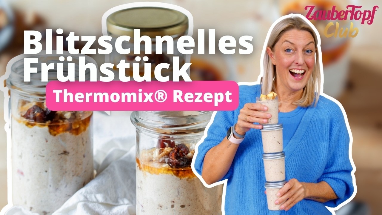 😍 Schnelles Meal Prep Frühstück: Bircher Müsli in 10 Min. | Thermomix® Rezept