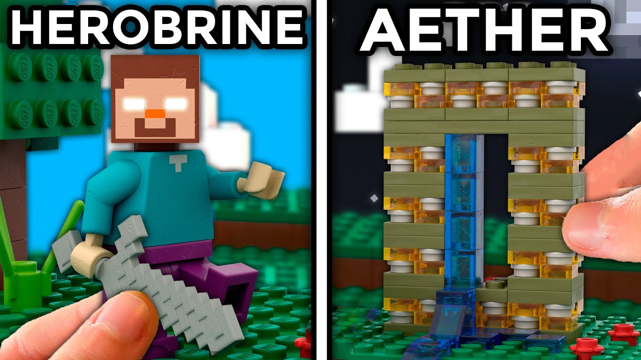 I Built Iconic LEGO Minecraft Sets