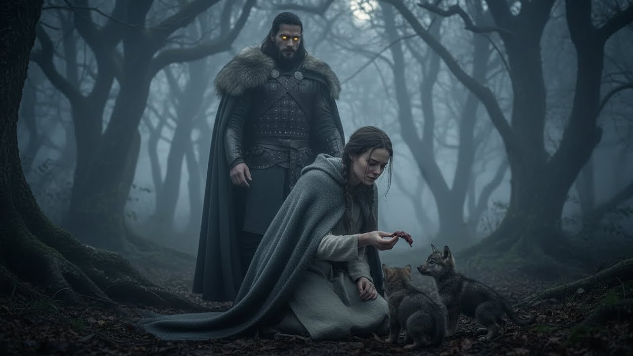 She Fed the Pack’s Forgotten pups — Never Knowing Their Father Was the Alpha King.