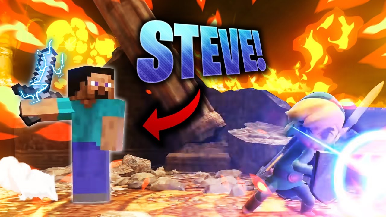 STEVE de MINECRAFT en SMASH!! [Super Smash Bros: Ultimate]