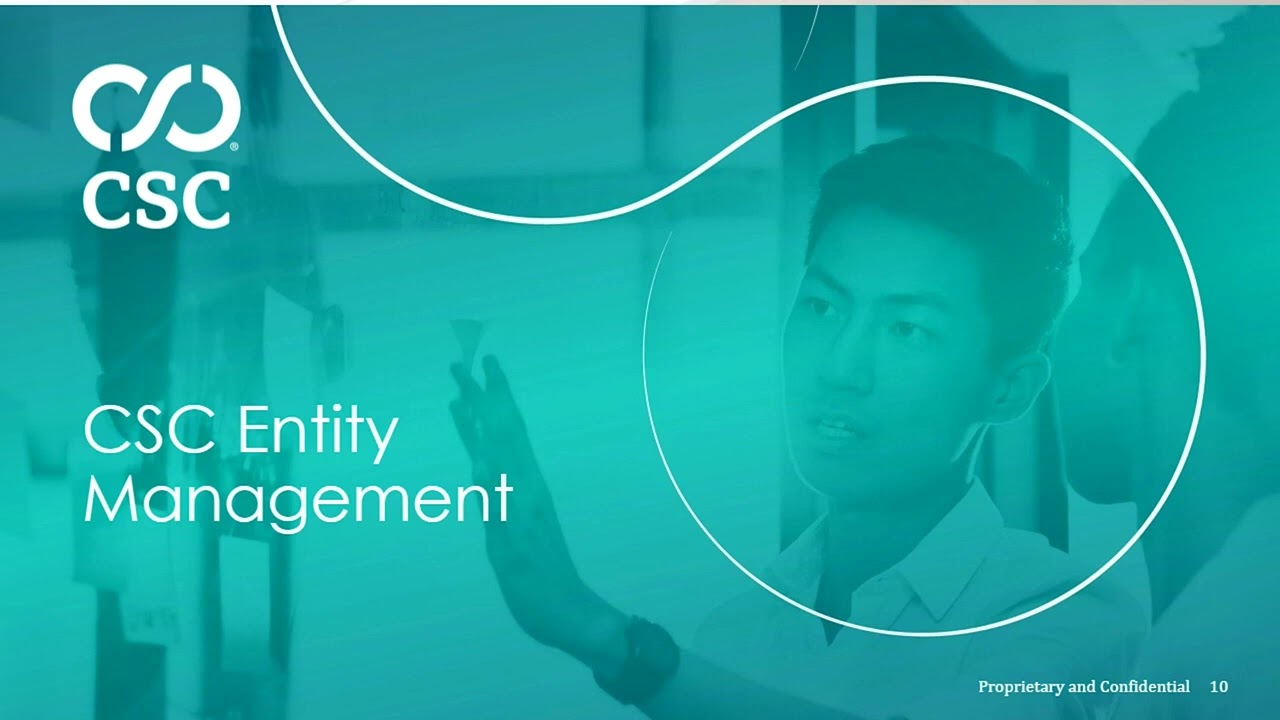 CSC Entity Management Compliance Demo&mdash;Including New Features