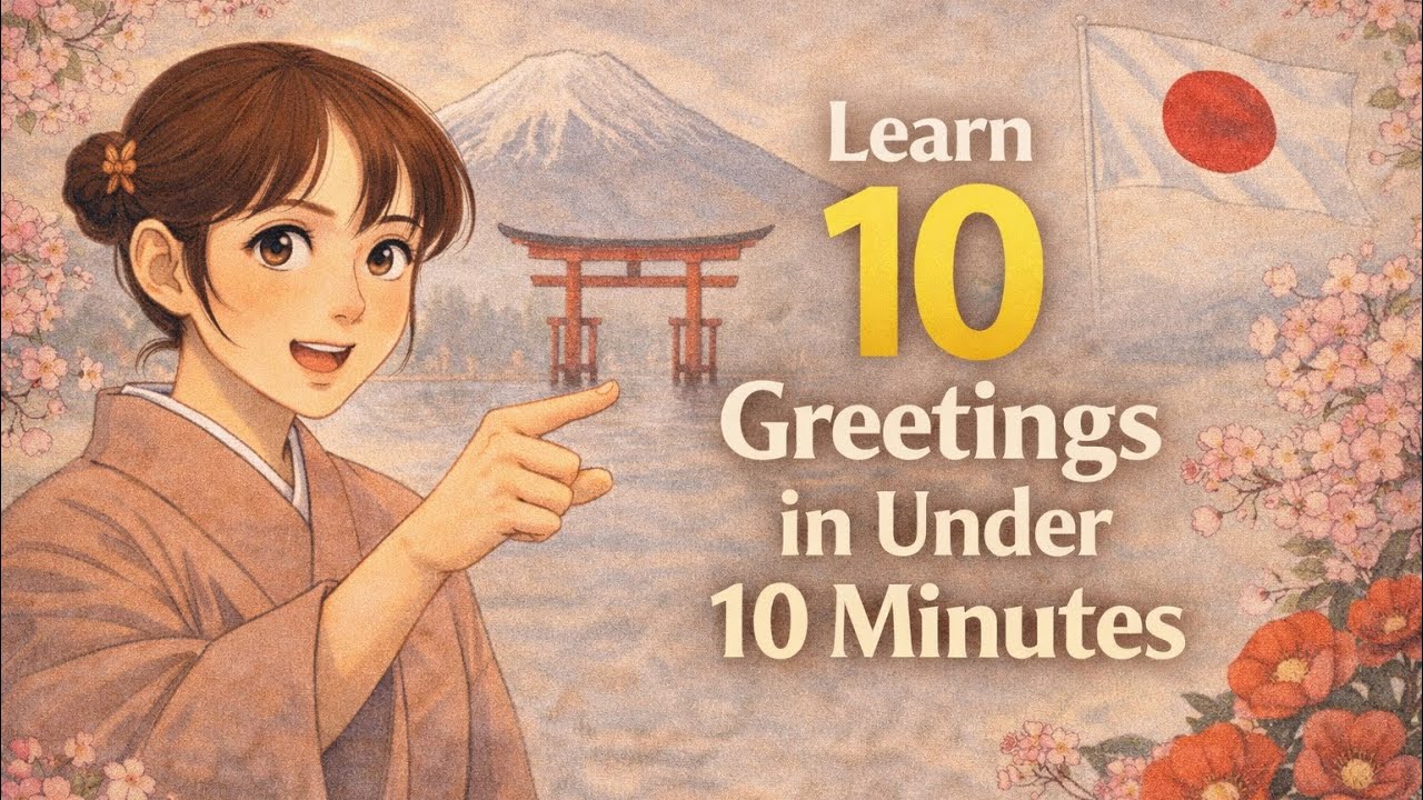 Learn Japanese Greetings in 10 Minutes | Repeat After Me | Master greetings in 10 minutes. 