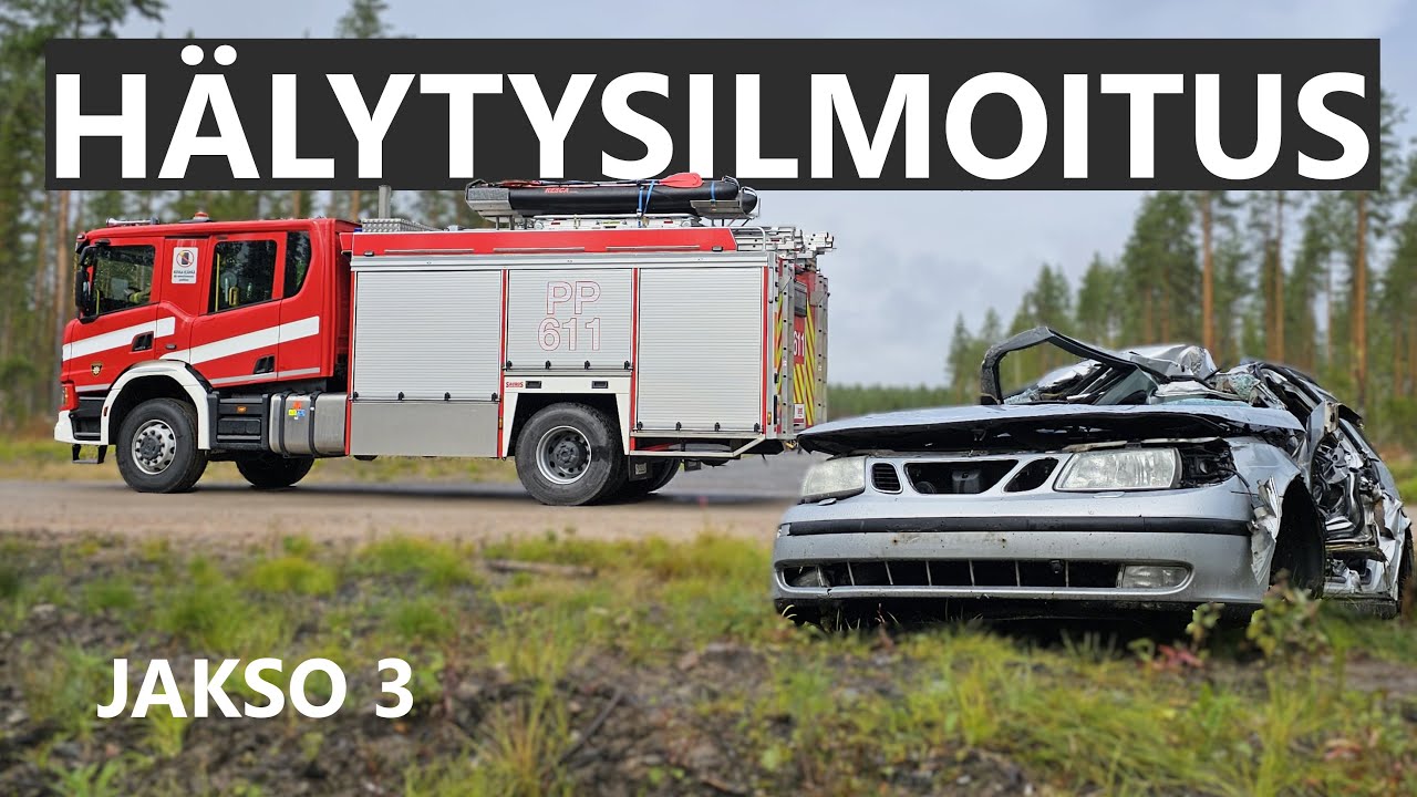 Hälytysilmoitus - jakso 3: Tieliikenneonnettomuus pieni