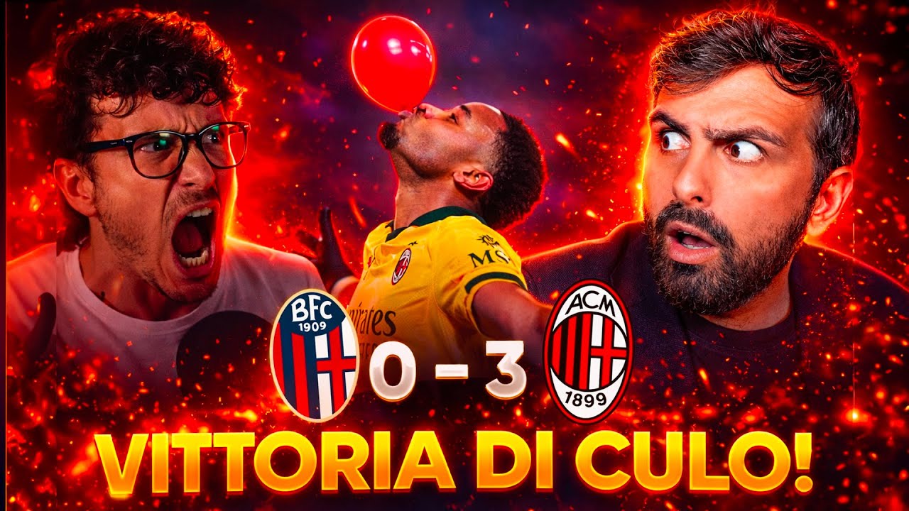 [VITTORIA DI CU*O!] BOLOGNA - MILAN: 0-3 | REACTION
