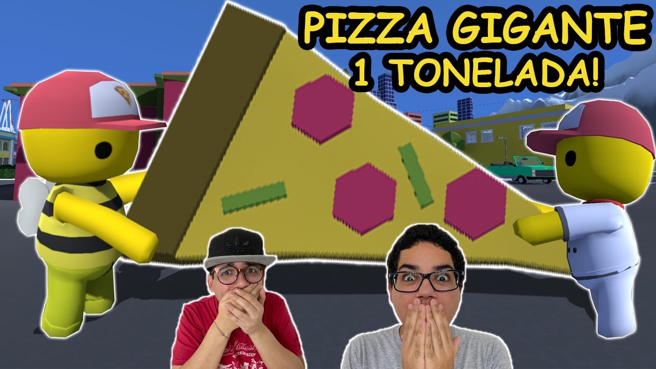 ENCONTRAMOS A PIZZA GIGANTE DE UMA TONELADA NA CIDADE DE MASSA DE MODELAR!!!