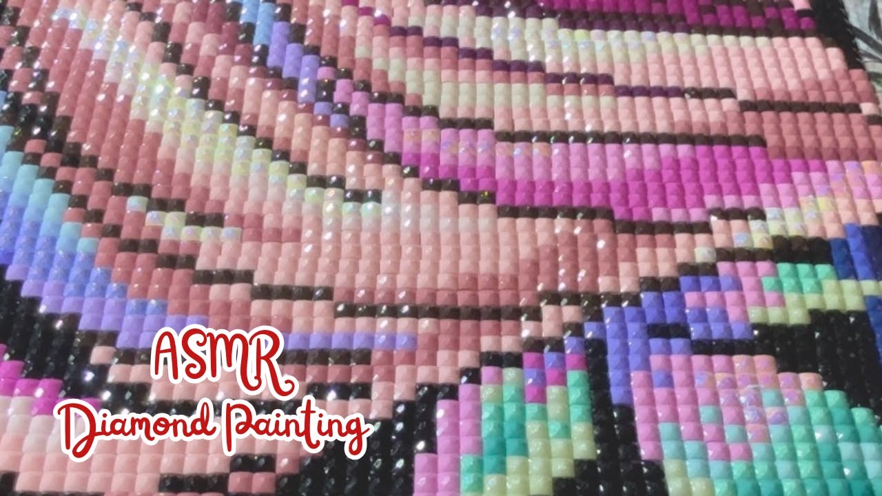 Satisfying, Relaxing, Calming  ASMR Diamond Painting Art | No talking | Real Time