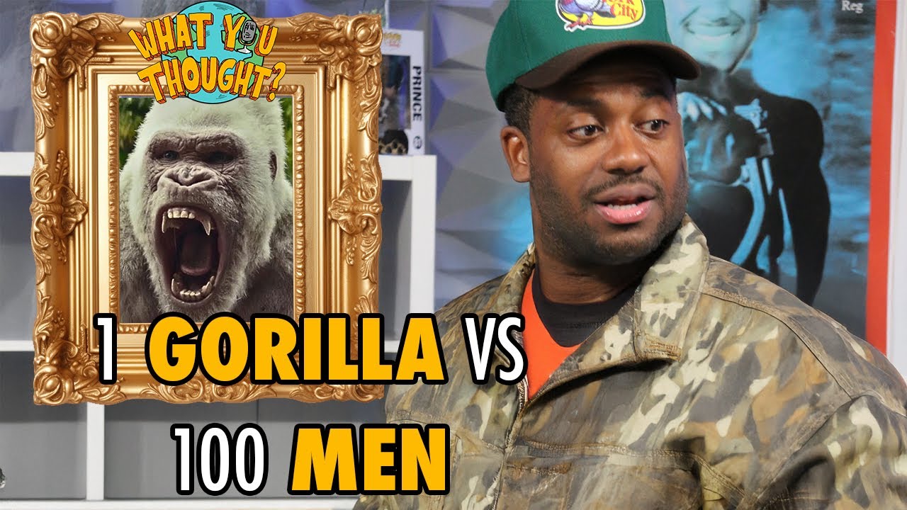 100 Men vs 1 Gorilla: Who Survives ?  | What You Thought Podcast 🌏