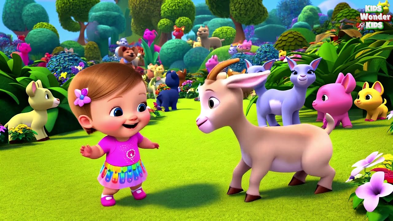 🐐🏃‍♀️🎶 Baa Baa Mee! Rinki the Goat's Jumping High and Running Fast Song