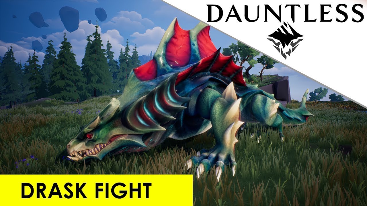 Dauntless - Drask Full Fight Playthrough [OUTDATED] Gameplay