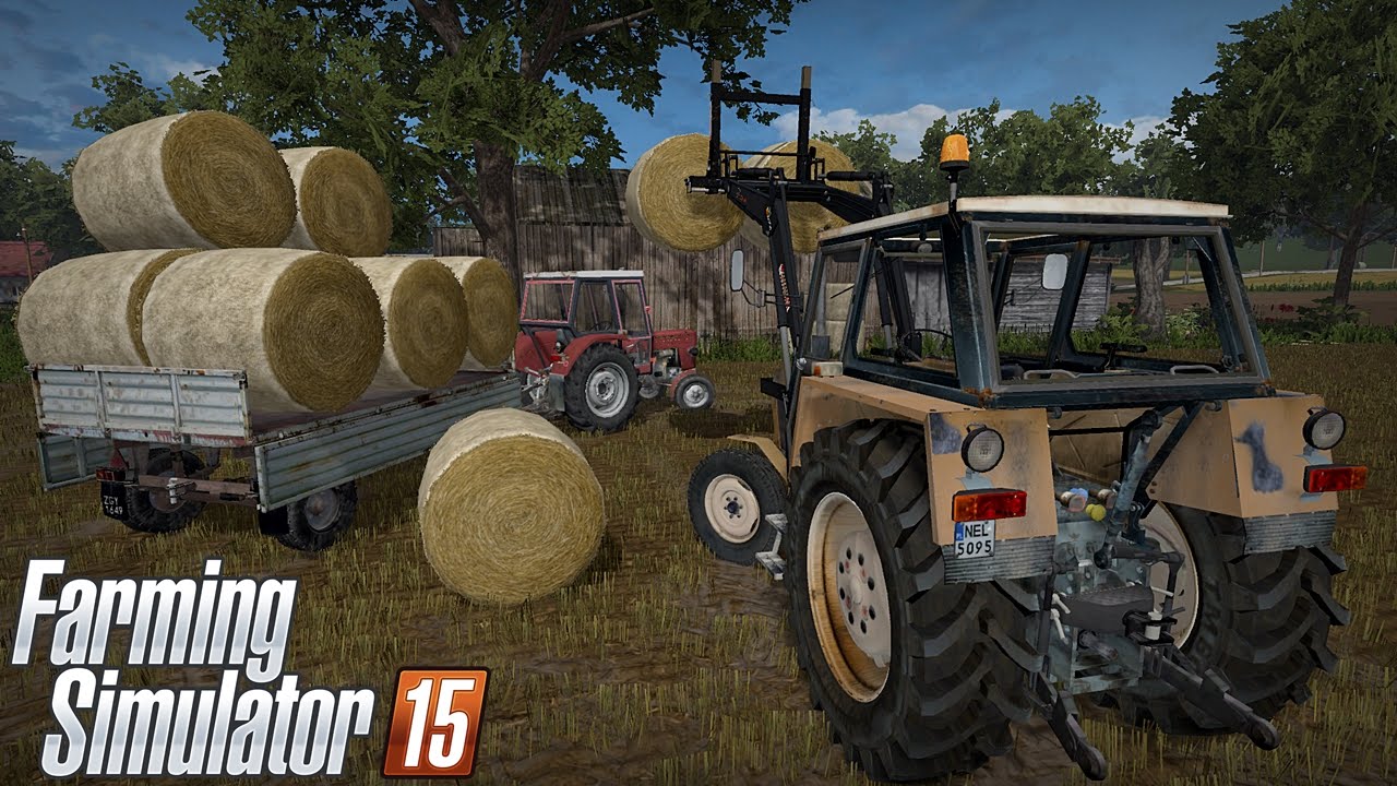 Polska Wieś v2 - Po sąsiedzku #12 Zbieranie Bel z URSUS ☆ FS15 Multiplayer ㋡ MafiaSolec & Bronczek