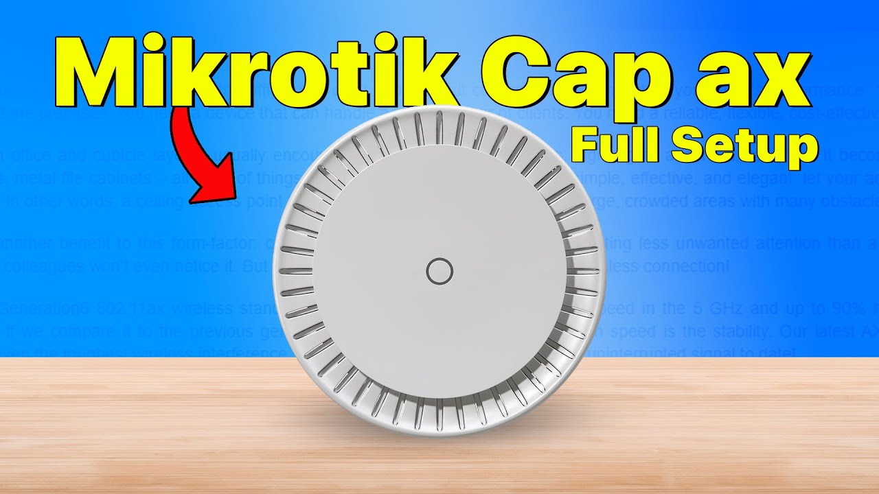 Как настроить MikroTik cAP ax Gen 6 | Распаковка и обзор