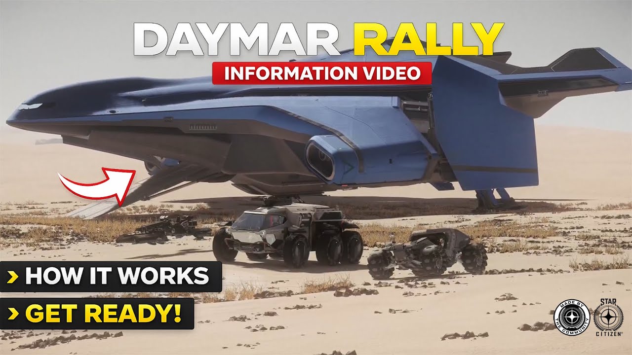 Добро пожаловать на ралли DAYMAR!! #StarCitizen крупнейшее общественное мероприятие