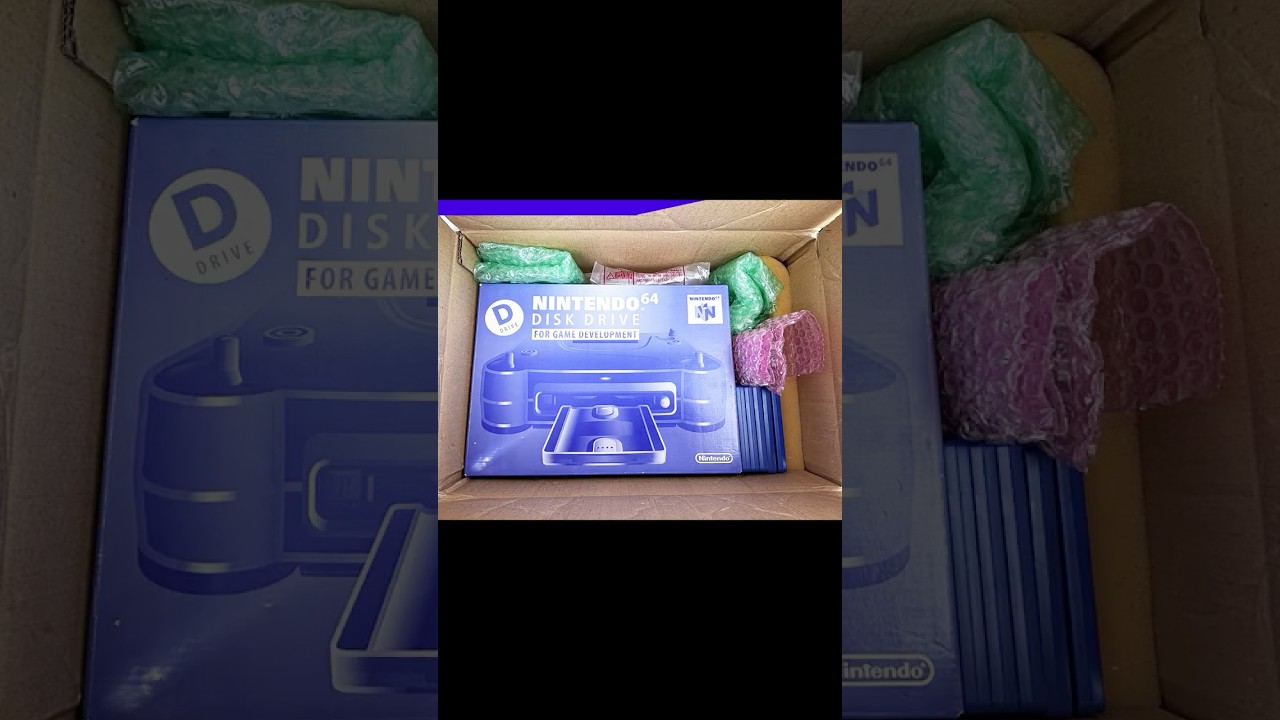 Unboxing A Nintendo 64DD Development Disk Drive Kit