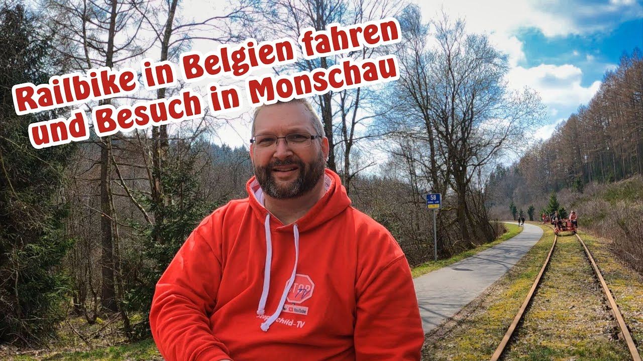 Mit dem Rad auf der Bahn -  Railbike Leykaul in Belgien und Monschau in der Eifel