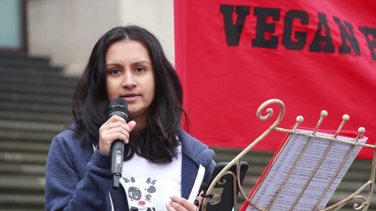 Dr Ash - March for the End of Speciesism, Melbourne Australia, August 2017