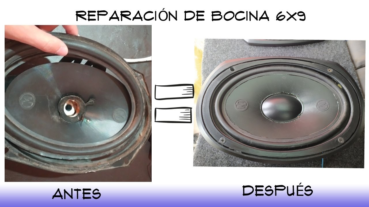 COMO REPARAR UNA BOCINA 6X9 Y 6X6 🔊 2025✅