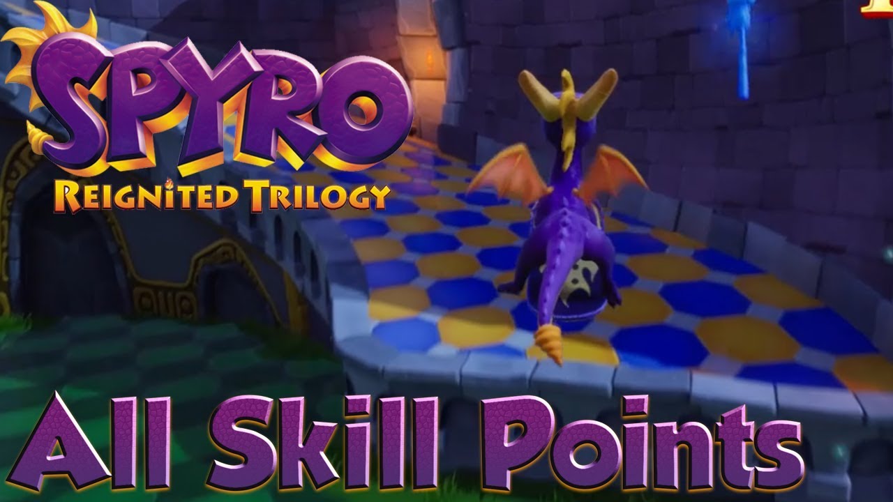 Spyro Reignited Trilogy - All Skill Points (FULL REIGNITED TRILOGY)