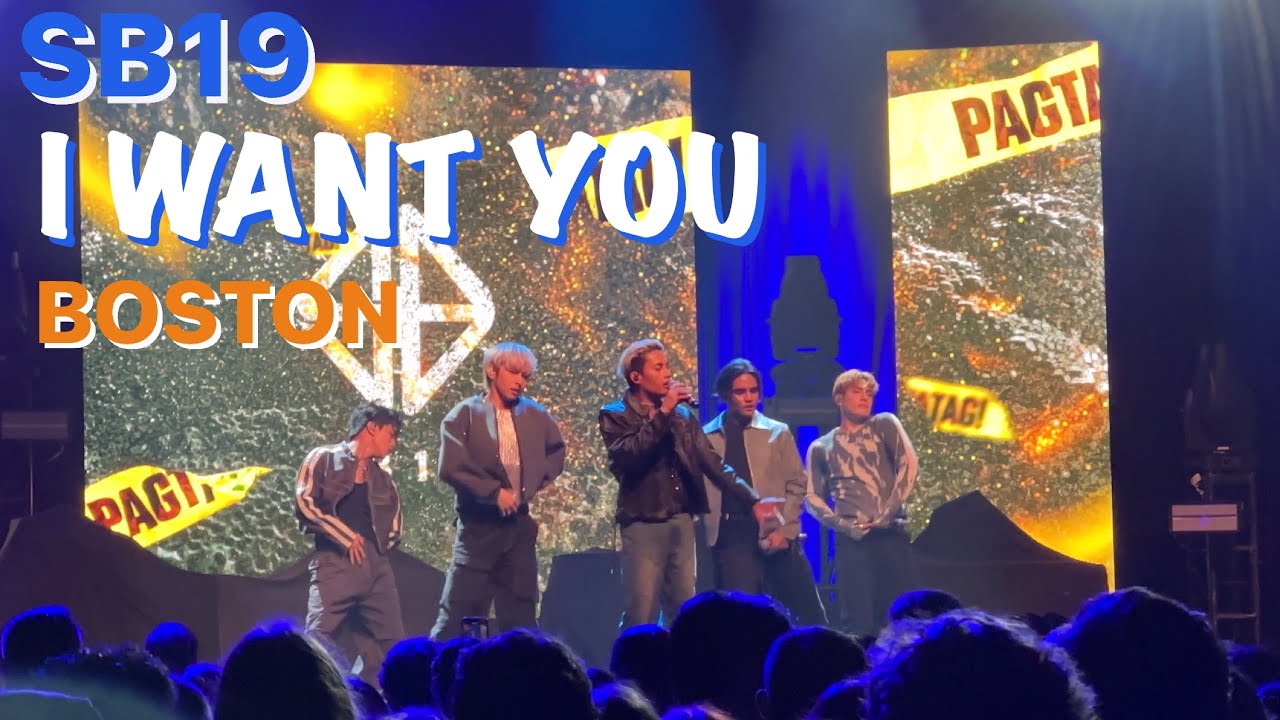 SB19 performs I WANT YOU Live (JVKE's concert in Boston)