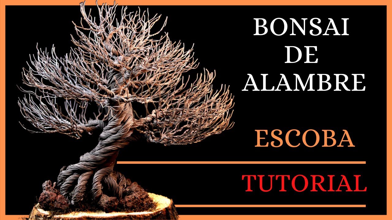 🙀COMO HACER UN BONSAI DE ALAMBRE ESTILO ESCOBA || HOKIDACHI 2